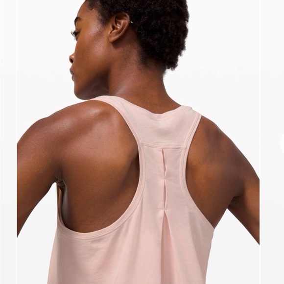 Lulu Lemon True Love But In A Tank Racer Back Pink Tank - Picture 2 of 8